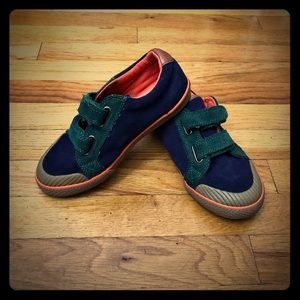 HANNA ANDERSSON SZ 1.5M VELCRO SUEDE SNEAKERS